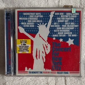 Concert for New York City 2-CD Set excellent elton john The Who, Bowie, Clapton